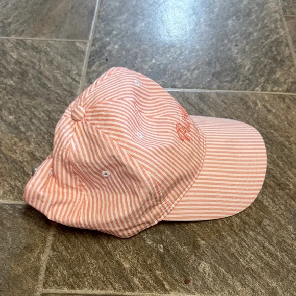 Puma Coral Striped Baseball Cap - Picture 2 of 2